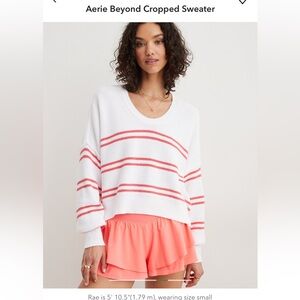 Aerie Beyond Cropped Sweater